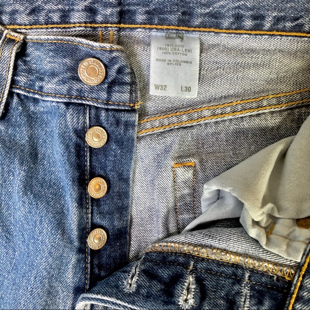 🦇Vintage Levi’s 501 80’s 90’s Era Jeans Sz 30 - Picture 7 of 15